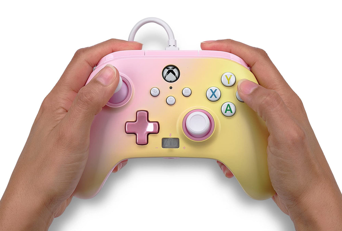 PowerA Enhanced Wired Controller for Xbox Series X|S, Wired Video Game Controller, Gamepad for Xbox X and S, Officially Licenced by Xbox, 2 Years Manufacturer Warranty - Purple Hex