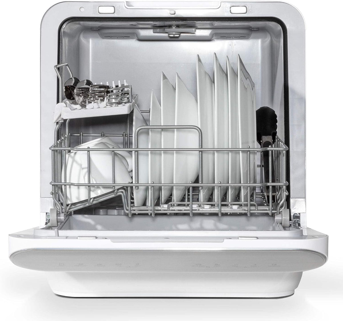 Baridi Table Top Dishwasher, 6L Portable Mini Dishwasher, 3 Place Settings, 7 Wash Functions - DH72