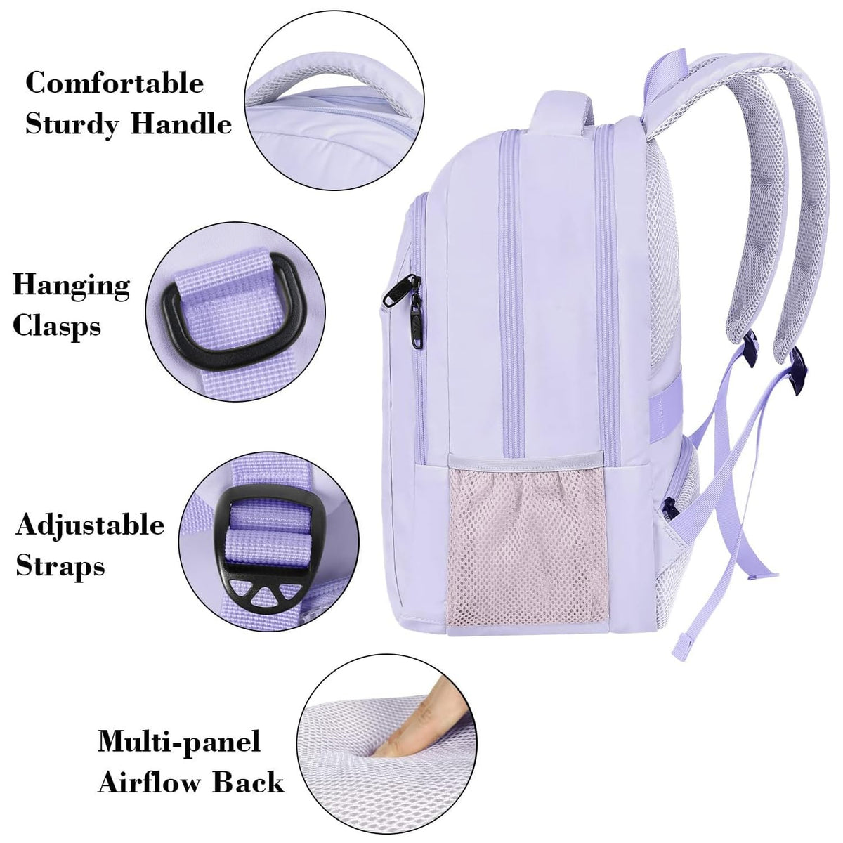 MATEIN Travel Laptop Backpack, Work Bag Laptop Bag, Rucksack for Men Work