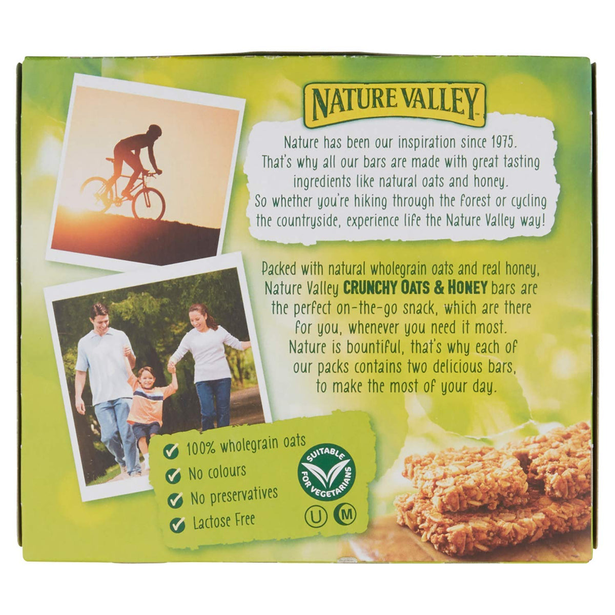 Nature Valley Crunchy Oats and Chocolate Cereal Bars, 18 x 42 g