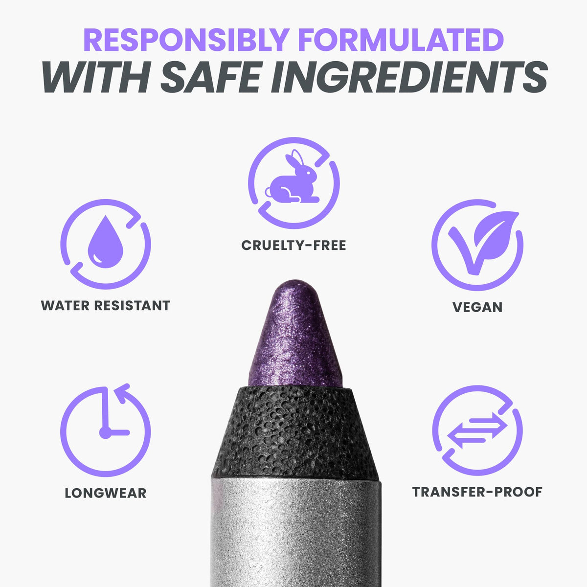 Wonderskin Eyeliner Pencil 1440 Longwear Eyeliner Waterproof & Smudge Proof