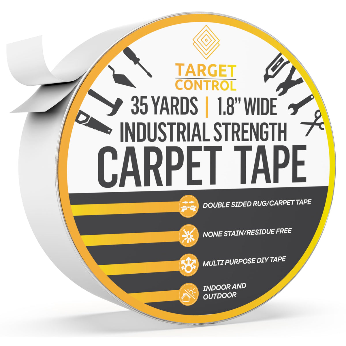 Double Sided Carpet Tape Heavy Duty Rug Gripper 50ft