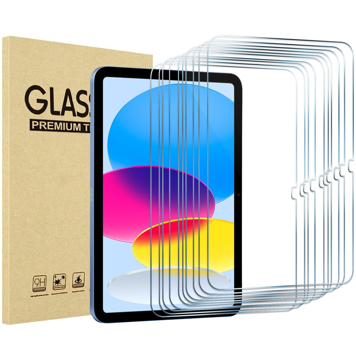 ProCase 2 Pack Screen Protector for iPad A16 2025 11th 11"/10th 2022 10.9"