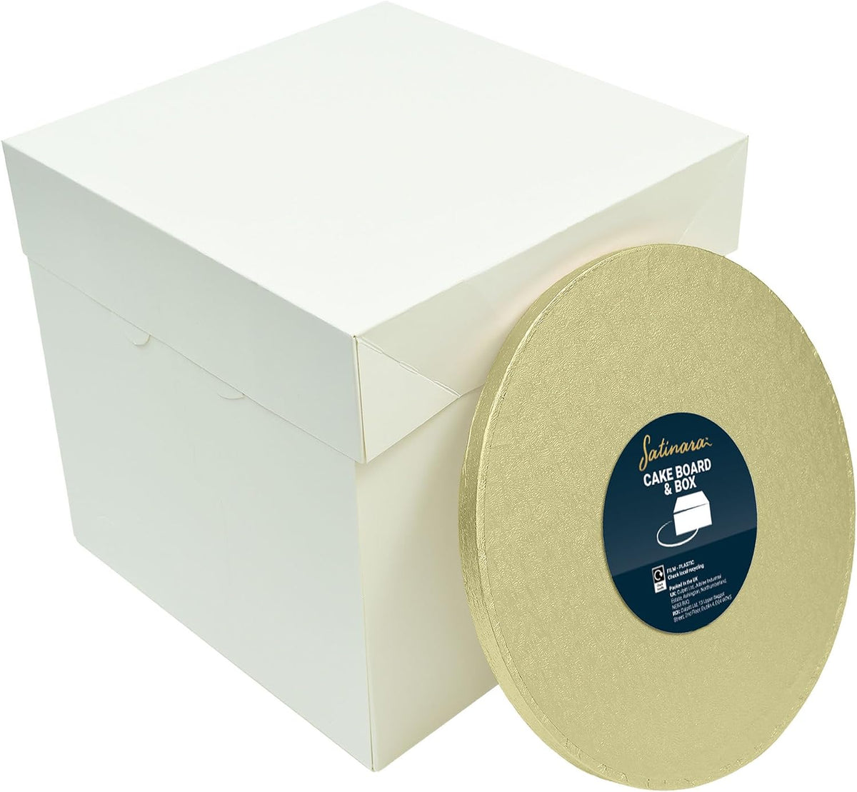 Satinara 12" (30.5cm) Pale Gold Board & Extra Tall Box Set