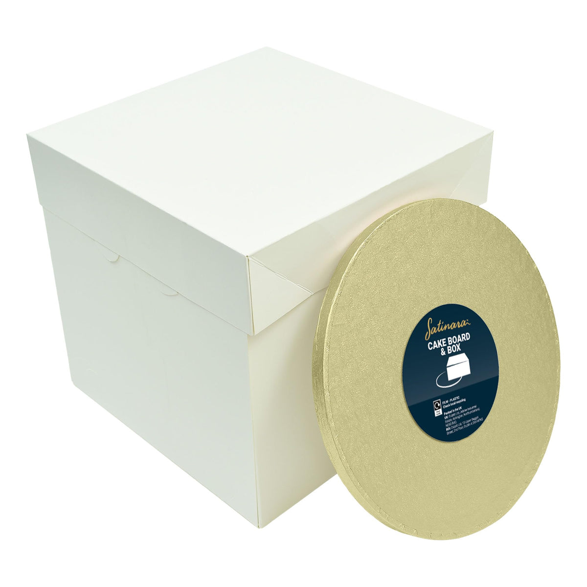 Satinara 12" (30.5cm) Pale Gold Board & Extra Tall Box Set