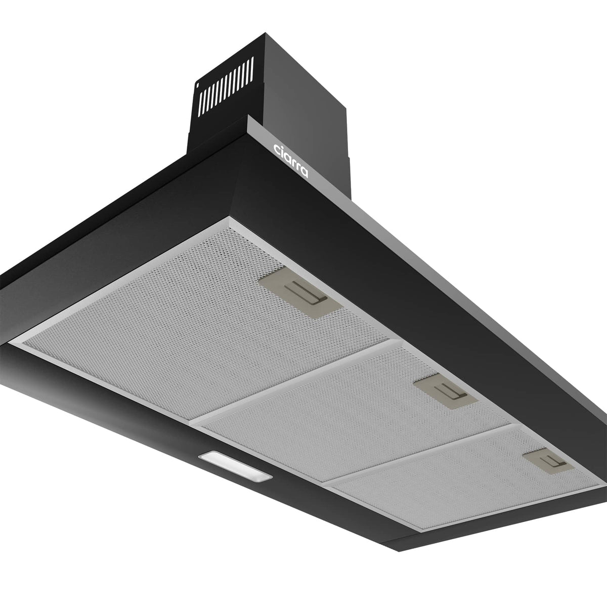 CIARRA 60cm Chimney Cooker Hood, 370m³/h,Ducting & Recirculation,CAS6201A