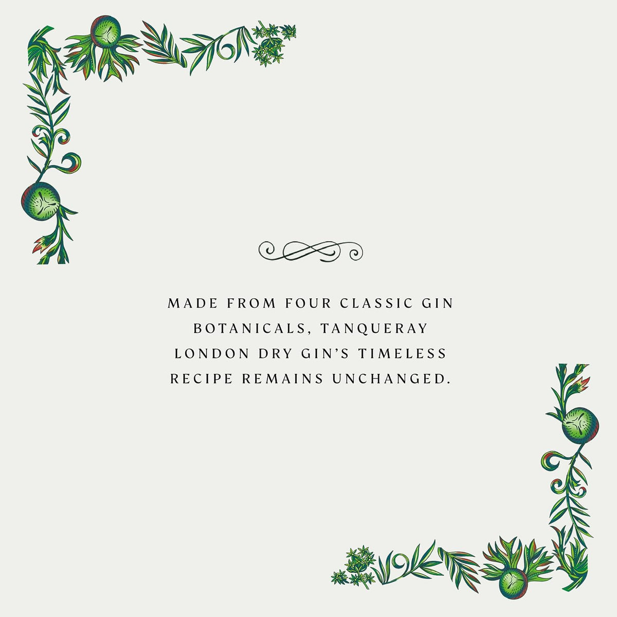 Tanqueray London Dry Gin | 41.3% vol | 1L | Award-Winning Premium Spirit | Distilled 4 Times | Made with 4 Gin Botanicals | Enjoy with Ice & Tonic