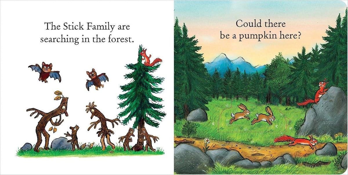 Stick Man The Pumpkin Hunt: a lift-the-flap adventure by the number one bestselling author and illustrator of The Gruffalo, Stick Man and Zog - perfect for Halloween