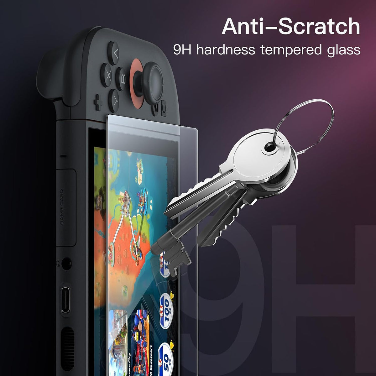 JETech Screen Protector for Nintendo Switch 2, 2-Pack