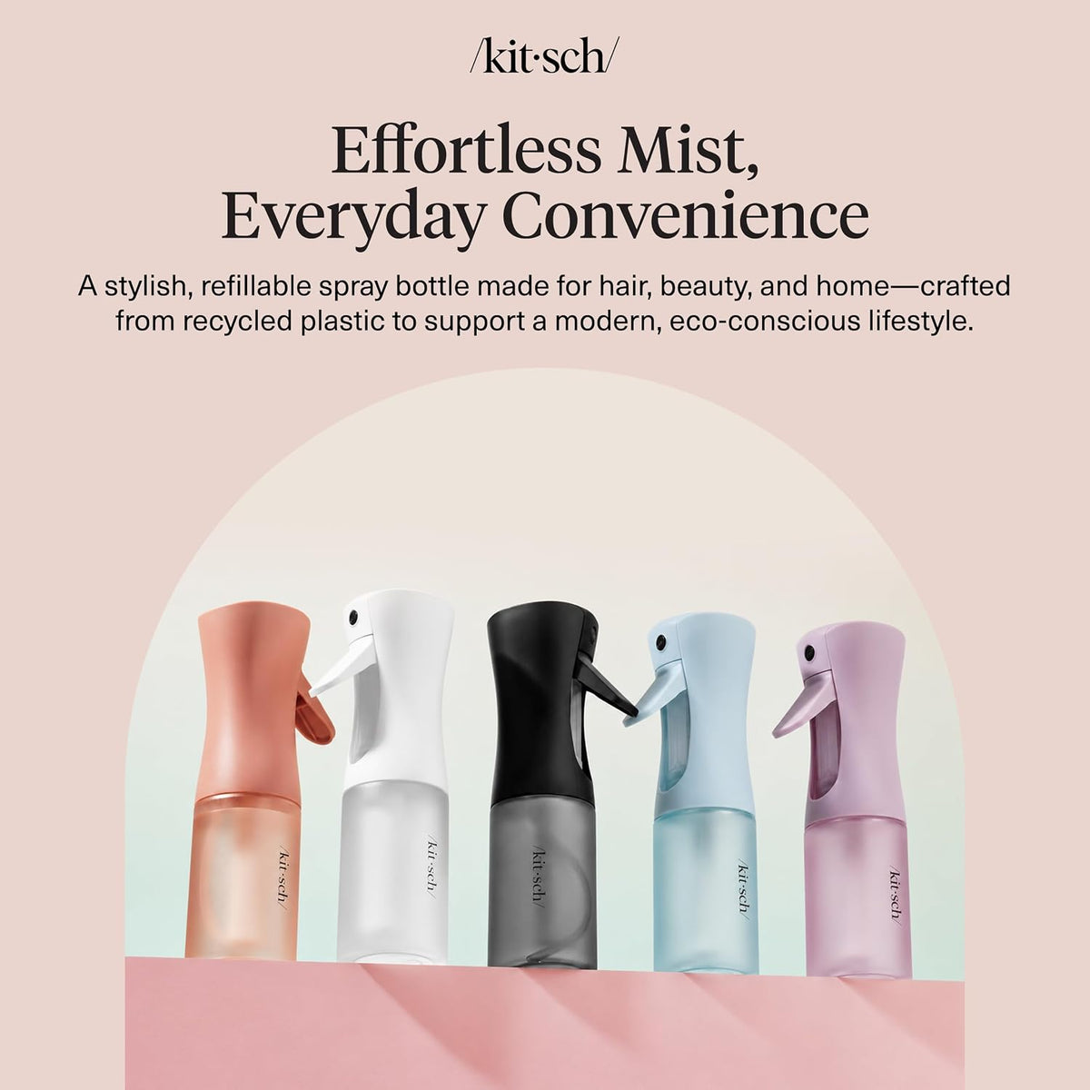 Kitsch Fine Mist Spray Bottle for Hair 150 ml - Terracotta