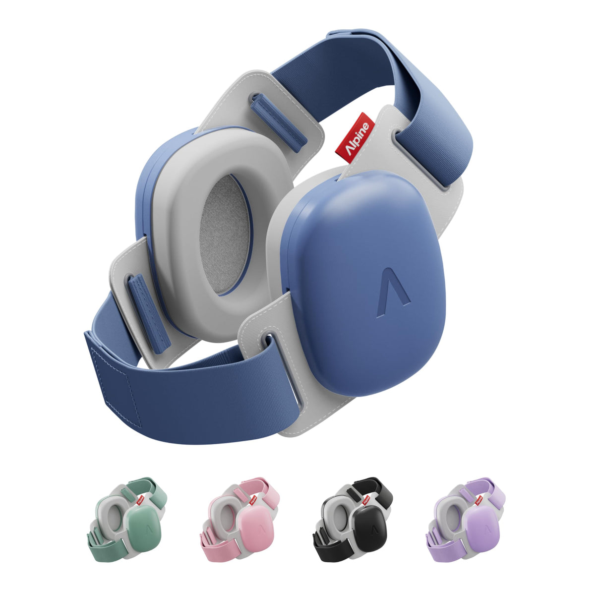 Alpine Muffy Baby Comfort Ear Defenders, Adjustable up to 48 months, Green