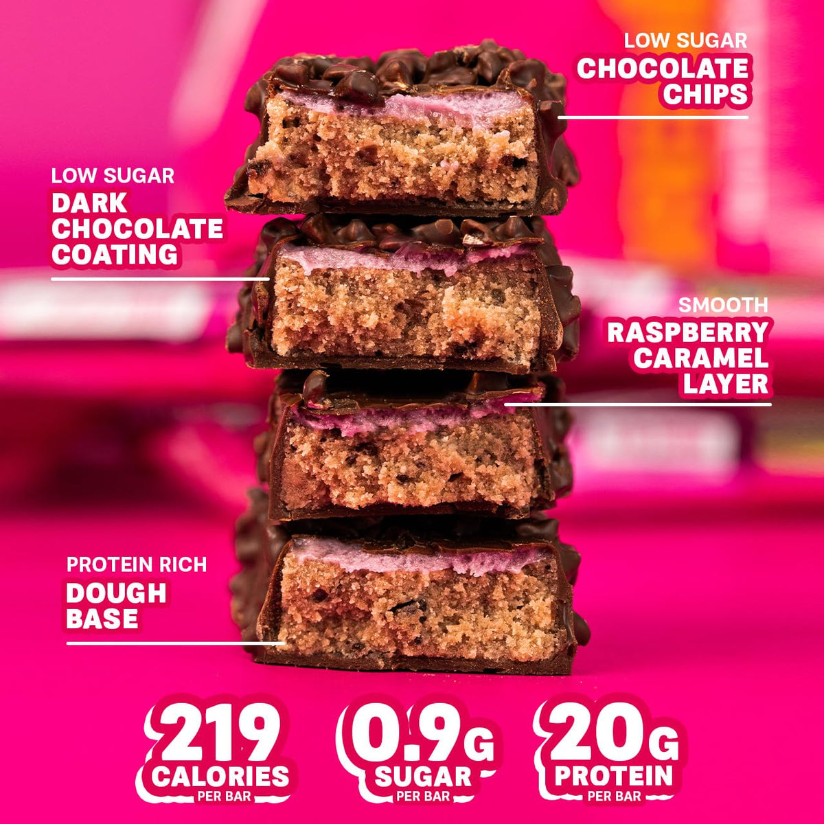 Grenade Chocolate Chip Salted Caramel Protein Bars, 12 x 60 g