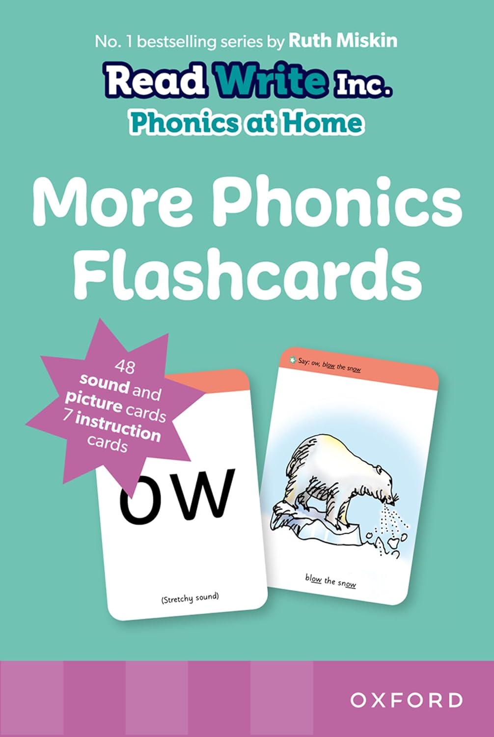 More Phonics Flashcards - Read Write Inc Home - Set 2 & 3 Speed Sounds - Early Reading & Literacy for ages 4-6 - Ruth Miskin - EYFS & KS1 Phonics Practice