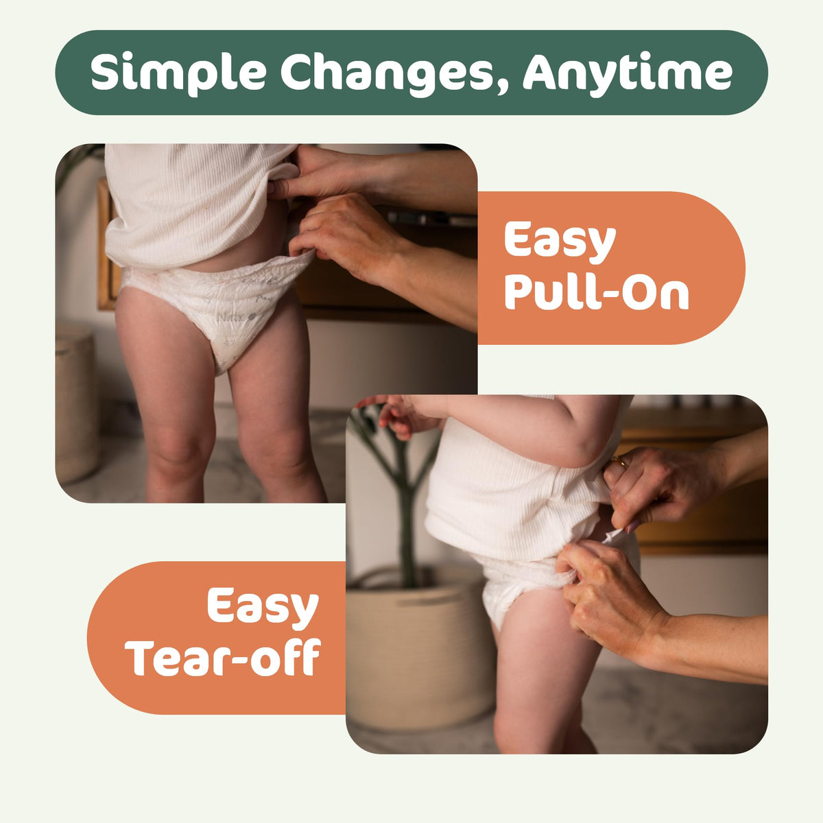 Naty FreeMovers Nappy Pants, Size 6 (16+kg), 18 Count