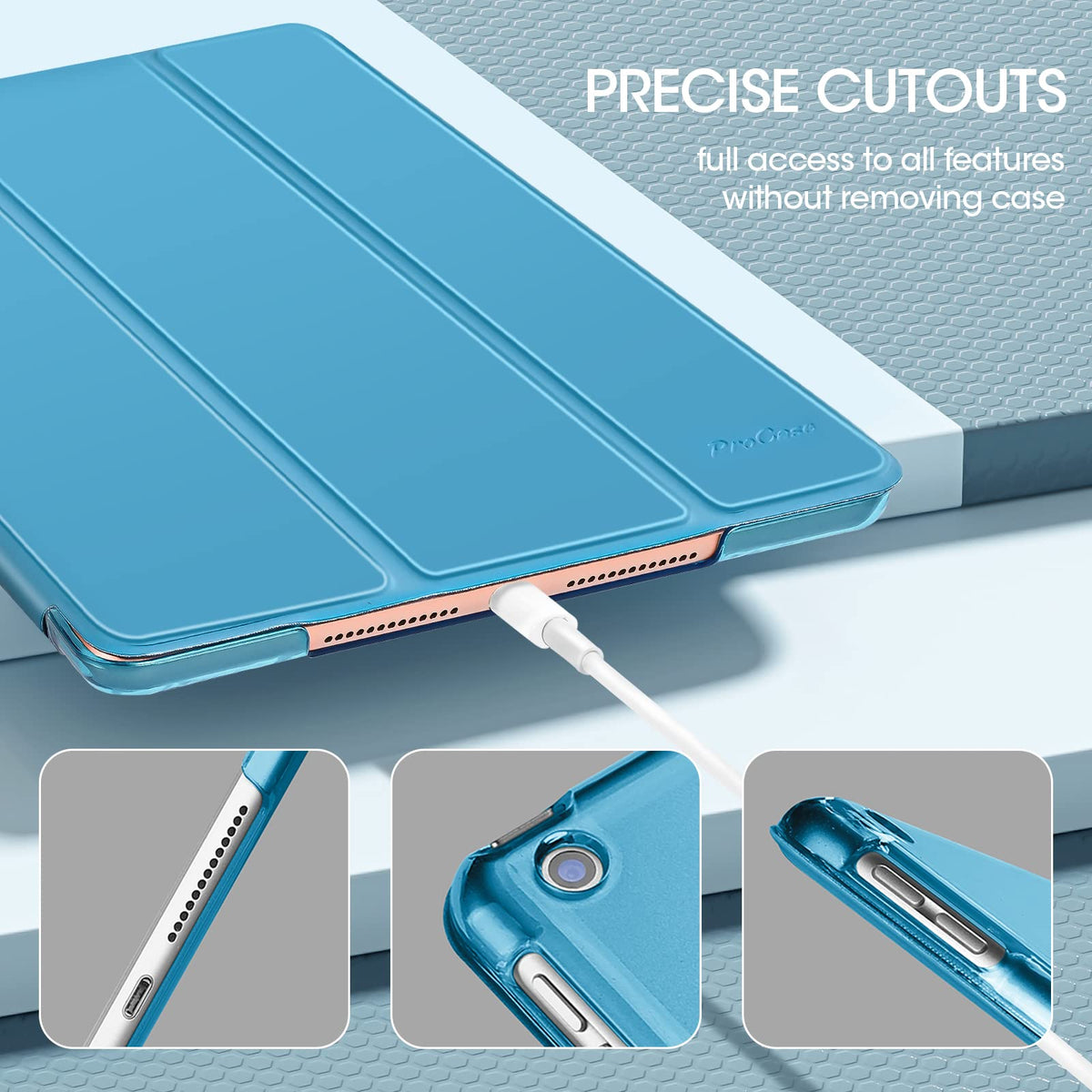 ProCase for iPad 9th/ 8th/ 7th Generation Case 10.2 Inch (Navy)