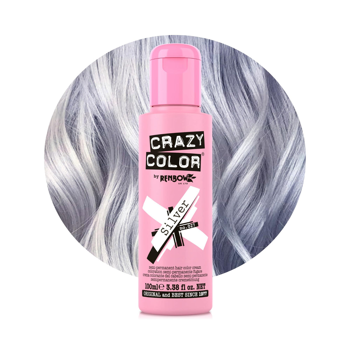 Crazy Color Cyclamen Pink Hair Dye 100ml