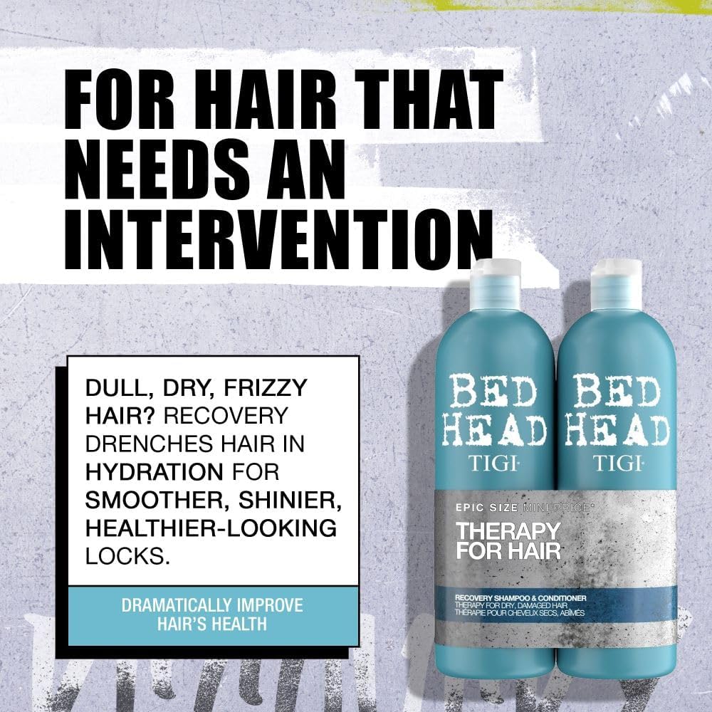 Bed Head by TIGI Recovery Shampoo & Conditioner Set, 2x 750ml