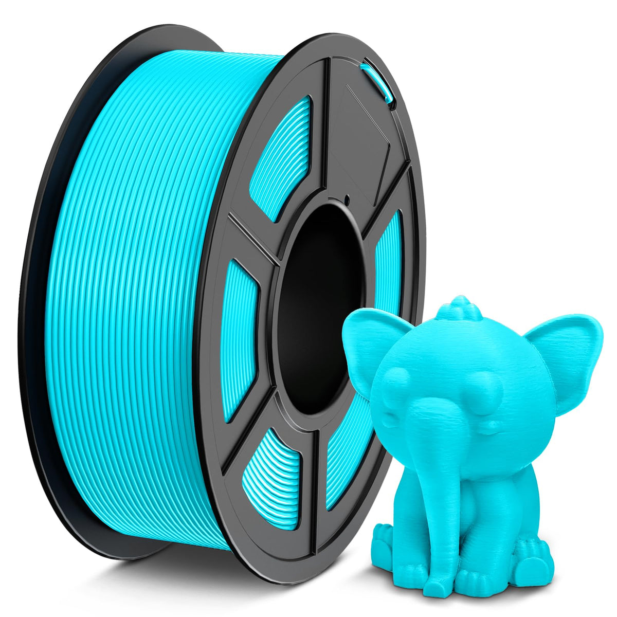 TECBEARS PETG Filament 1.75mm Black 1KG, High Strength & Toughness