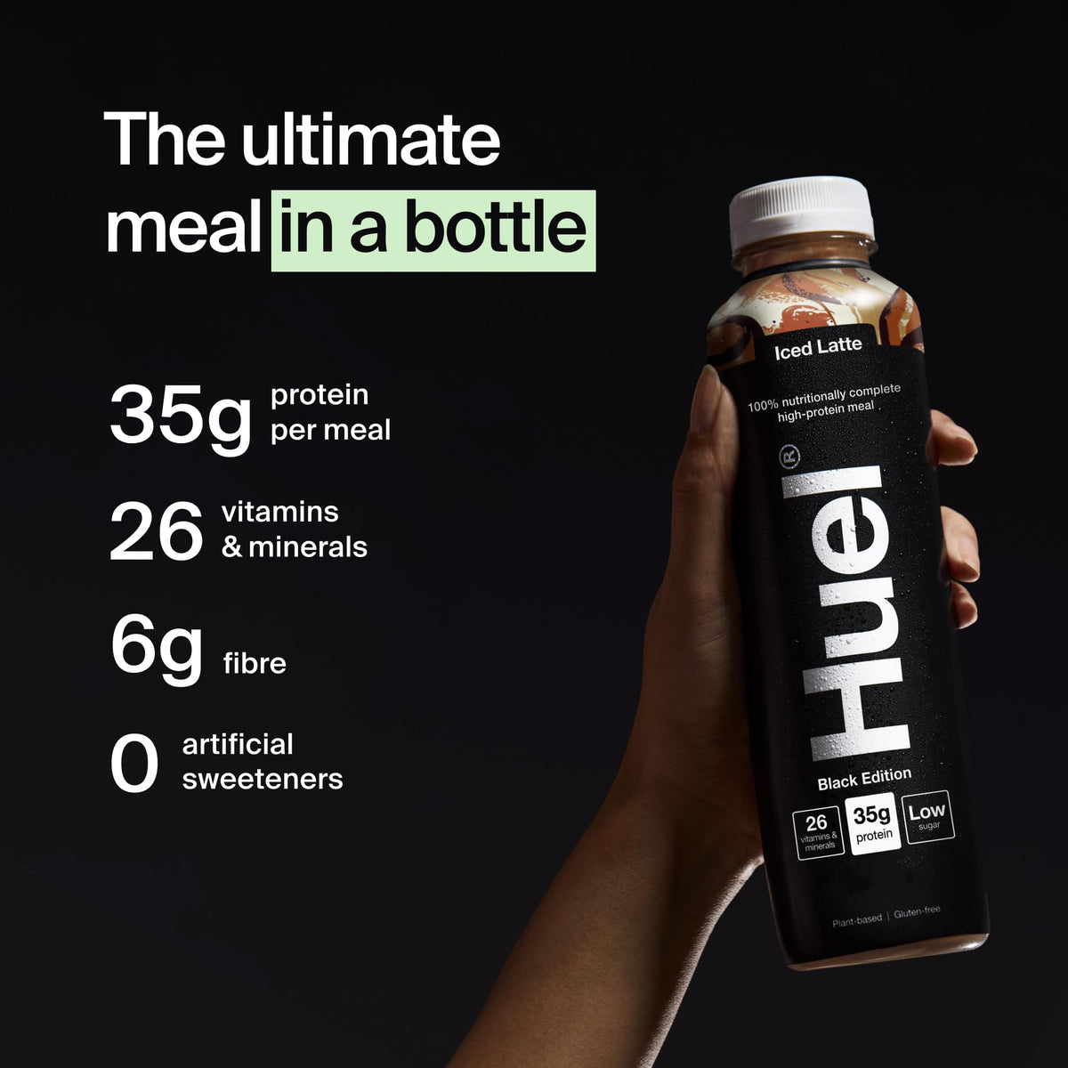 Huel Black Edition RTD | 12x500ml 35g Protein | Chocolate