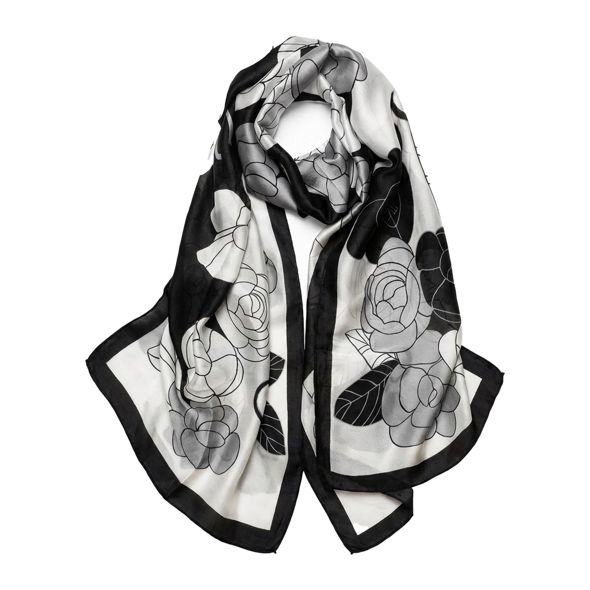 Trillion London® Silk Shawl Birthday Gifts for Women - Designer Silk Scarf