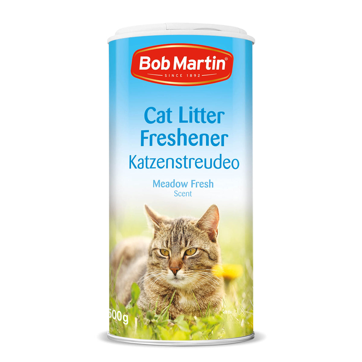 Bob Martin Cat Litter Freshener Powder, Baby Soft Scent - Effective Odour Control for Longer Lasting Freshness, Made in the UK (400g) (Packaging can vary)