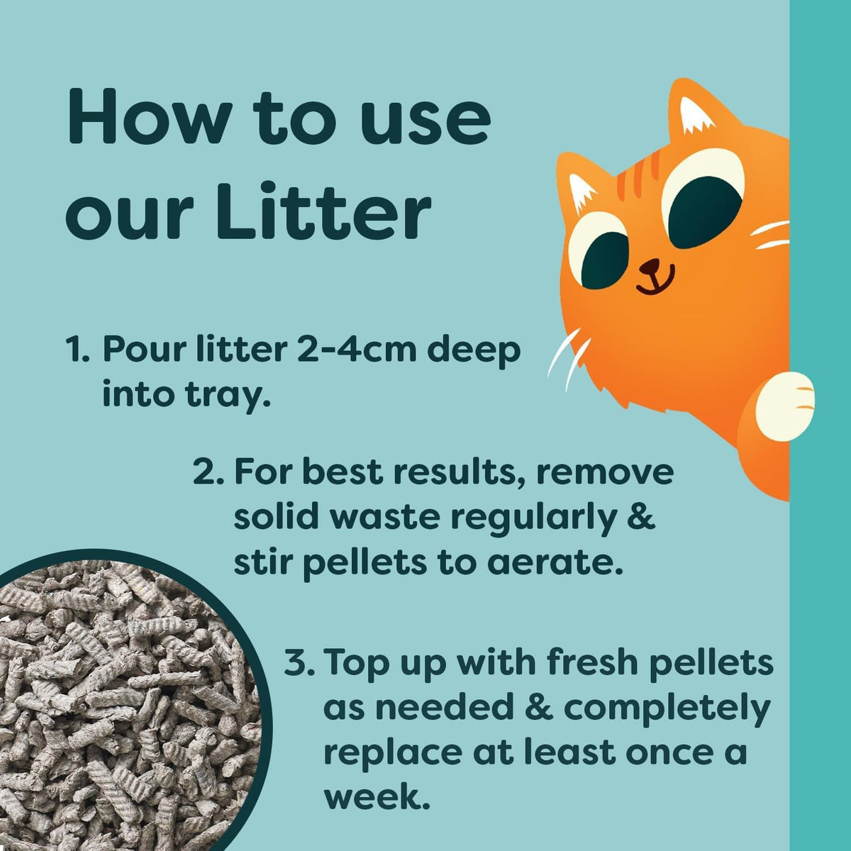 Breeder's Choice Paper Cat Litter (30L) - 99% Recycled Paper