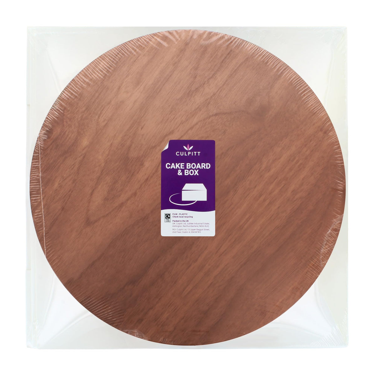 Culpitt 8" (20cm) Marble Print Masonite Board & Extra Tall Box Set