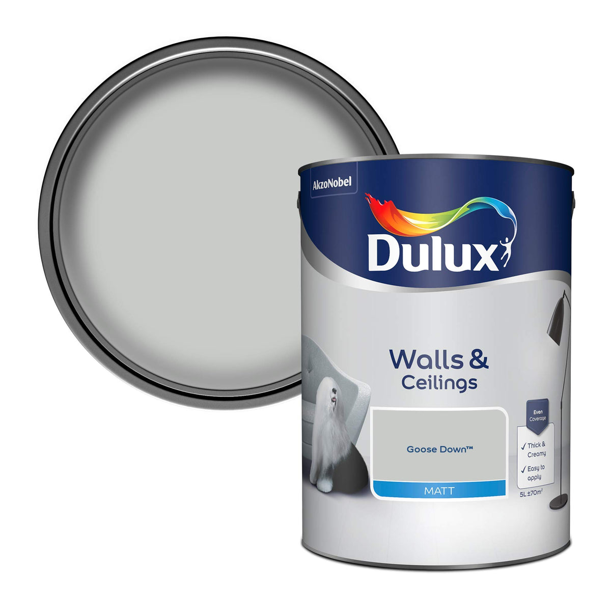 Dulux Tester Paint, White Mist, 30 ml (Pack of 1)