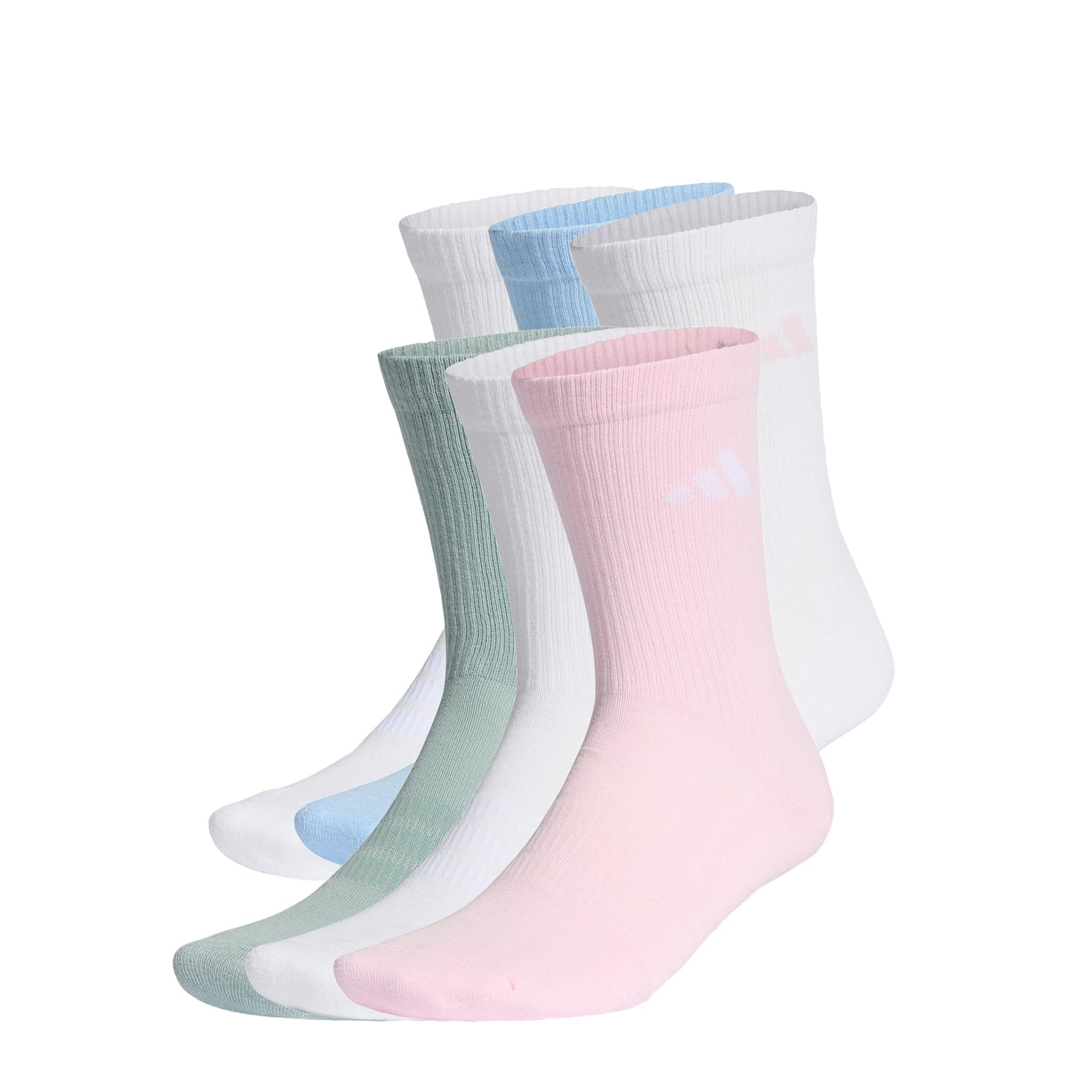 adidas Cushioned Crew Socks 6 Pairs