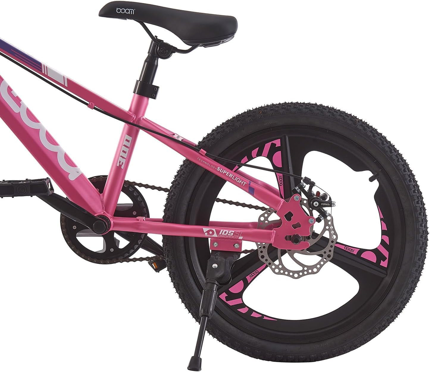 BSTSEL Kids Bike 18" 20" 22" 24" Inch Youth Bike Shock Absorber Bike,12.25-Inch Frame,V-Brakes,Suitable for 9-14 Year Old Boys and Girls Mountain Bikes Pink Blue Bicycle