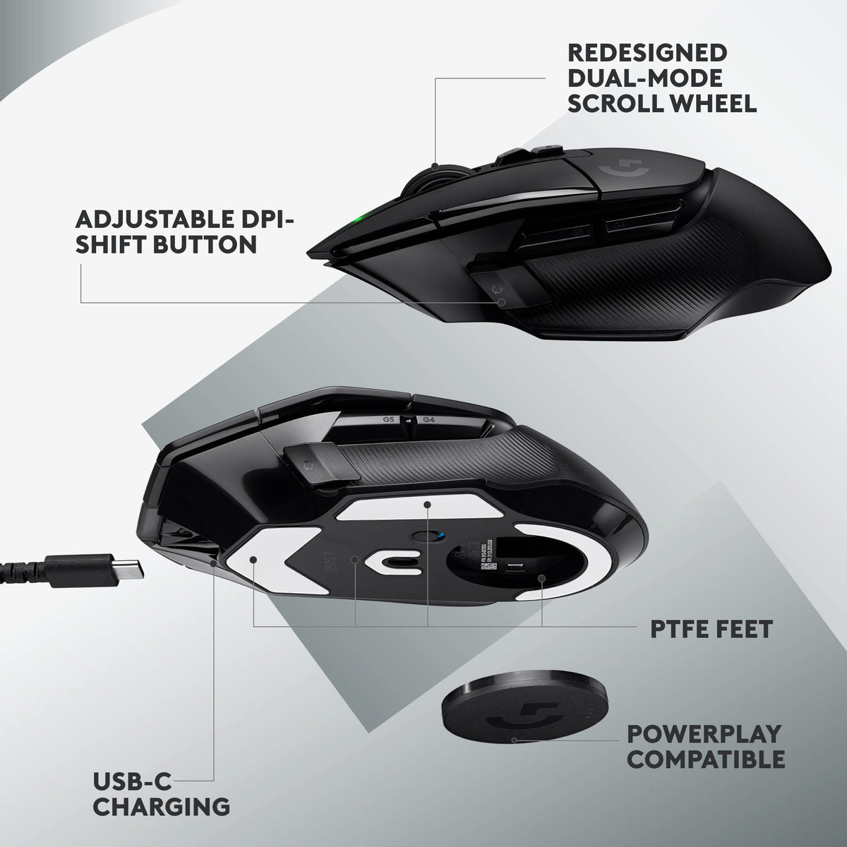 Logitech G G502 X PLUS Lightspeed Wireless RGB Gaming mouse