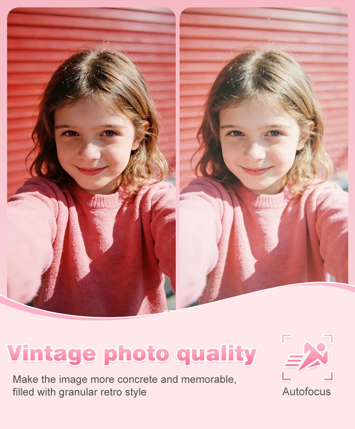 Digital Camera, 1080P FHD Vlogging Camera 50MP Compact Portable Photo Camera with 2.4" Screen, 16X Digital Zoom Mini Small Pocket Camera for Kids Students with 1 Battery, 16GB Card (Black)
