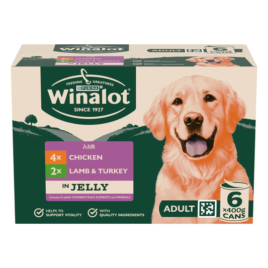 WINALOT Sunday Dinner Mixed in Gravy Wet Dog Food Pouches 40x100g