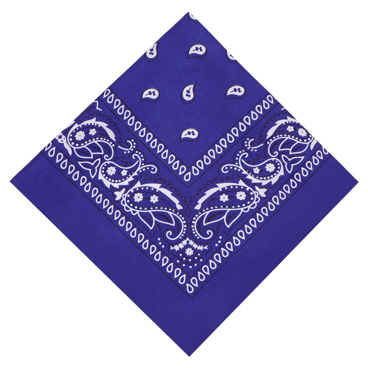 Aomig Bandana Head Scarf for Men and Women, Stylish Cowboy Headband Handkerchief, Multi-purpose Hair Scarf Paisley Print Unisex Headwraps, Bib Party Face Covering Headwear for Motorcycling