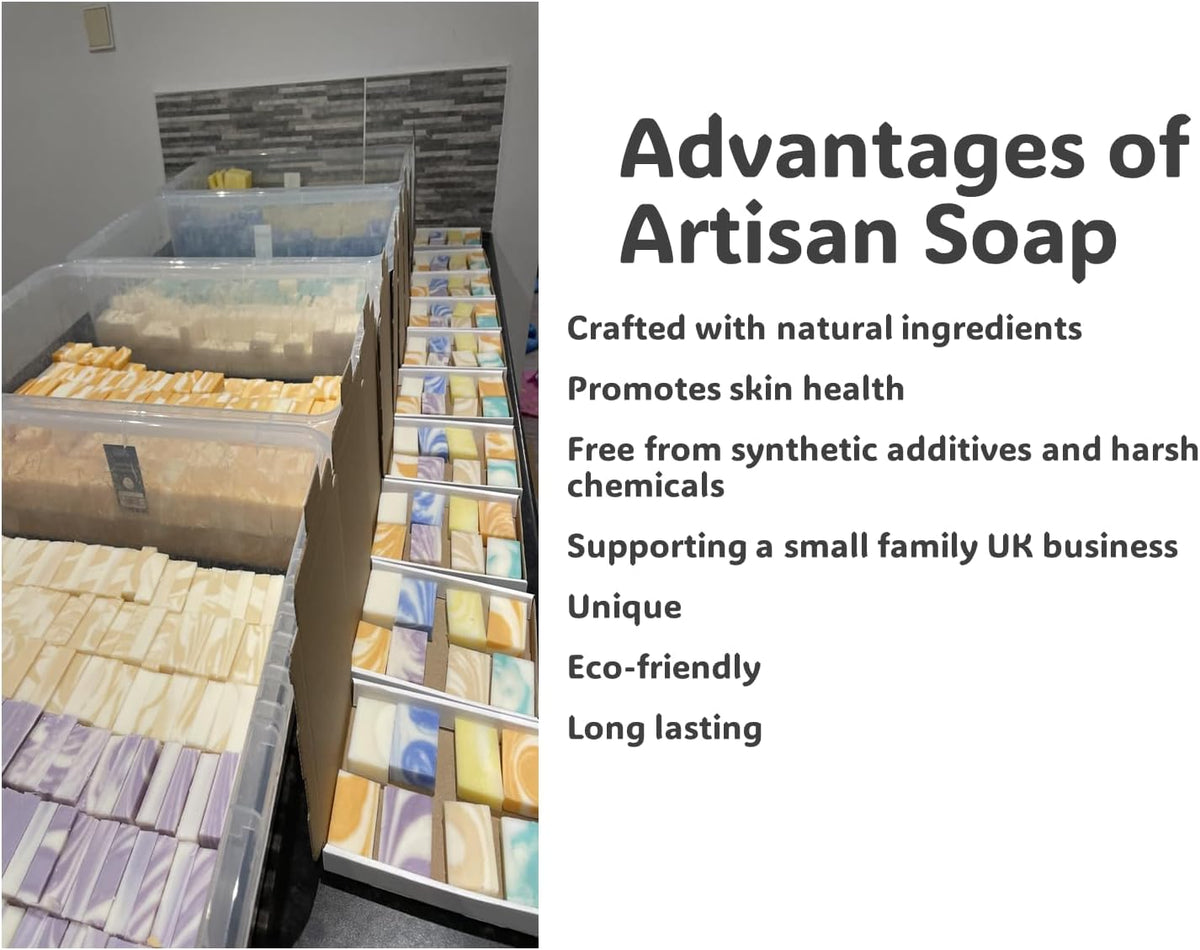 Handmade Coconut and Shea Butter Artisan Soap, Orange