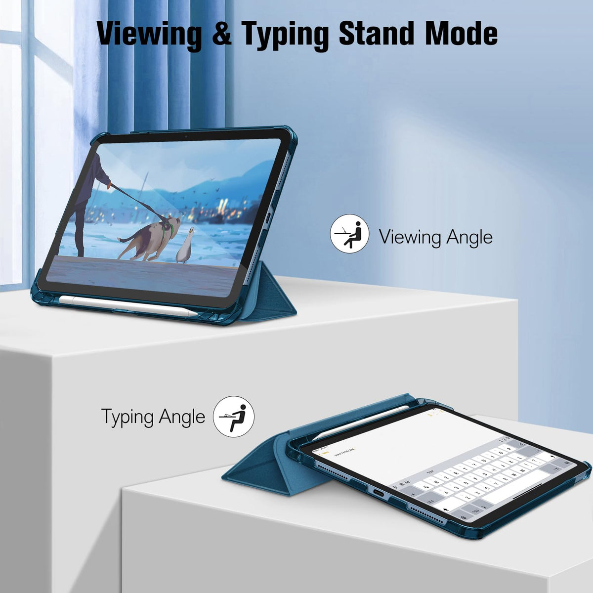 FINTIE Case & Screen Protector Set for iPad A16 11th/10th Gen 11/10.9 Inch