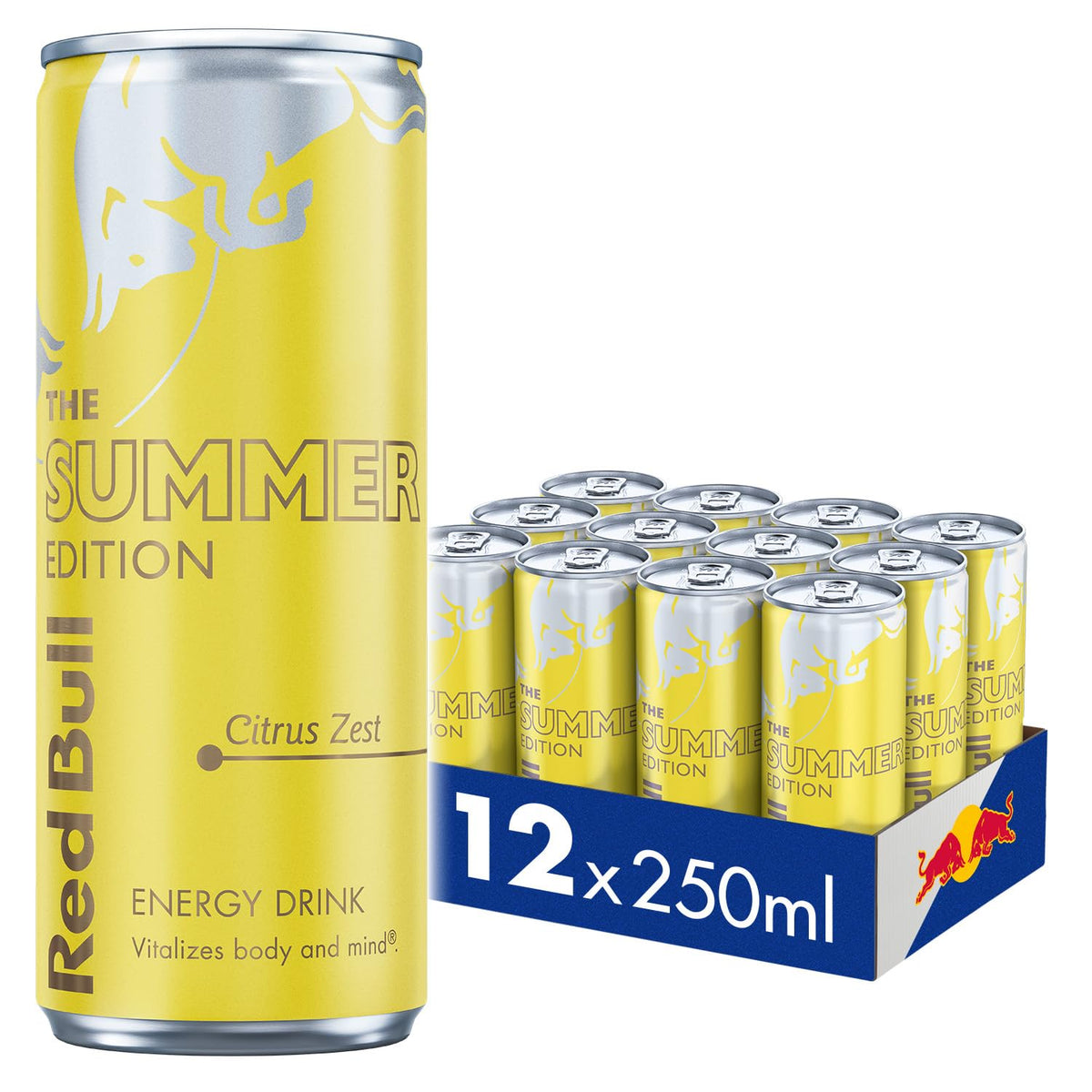 Red Bull Energy Drink Summer Edition Curuba-Elderflower, 250ml x 12