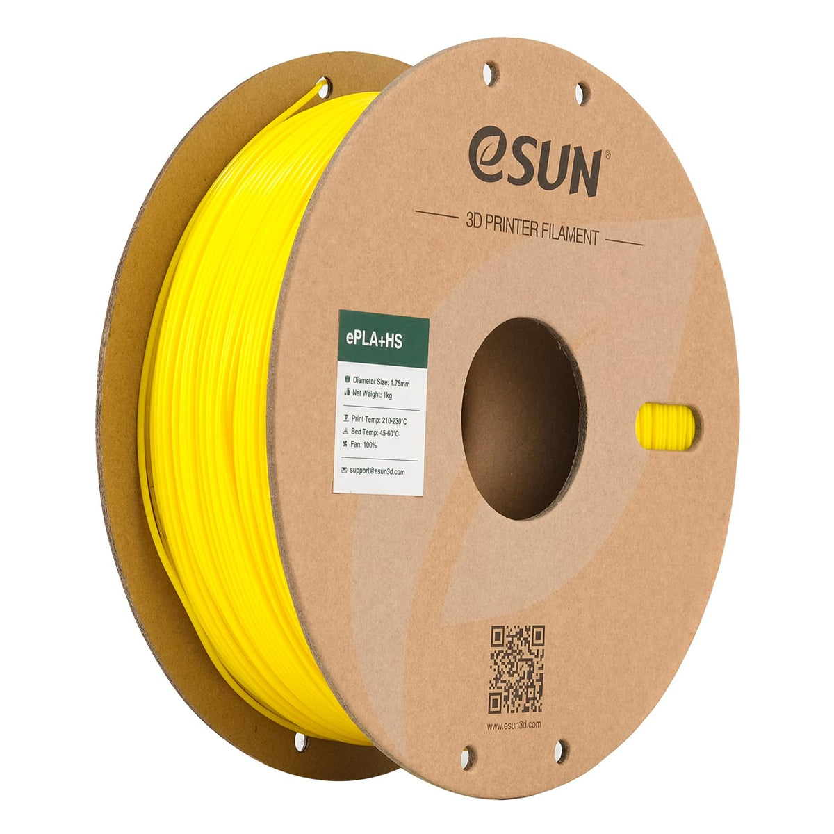 eSUN PLA+ Filament 1KG, PLA+HS High Speed 3D Printer Filament, Cold White