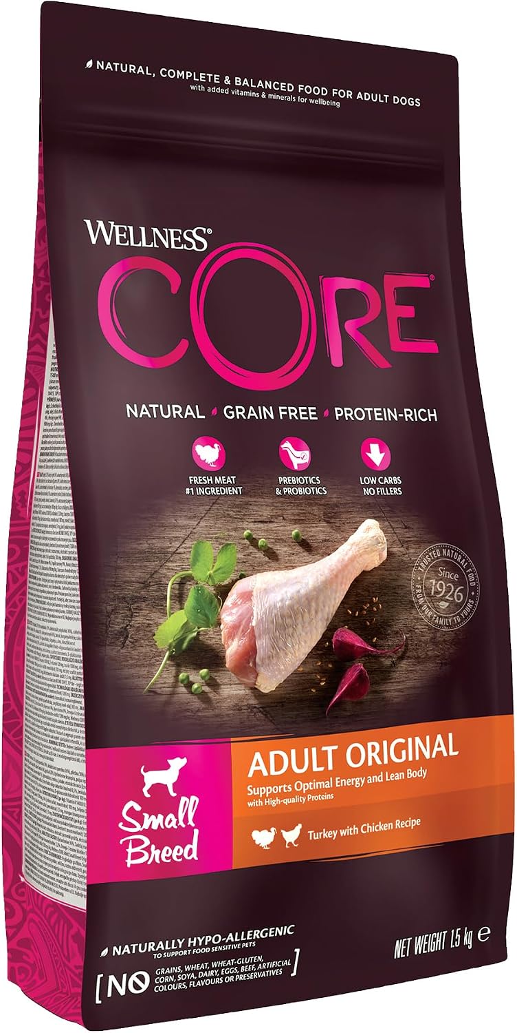 Wellness CORE Original 1.5 kg, Chicken & Turkey – Dry Dog Food
