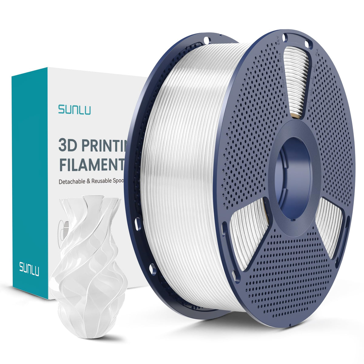 SUNLU Premium PLA+ Filament 1.75mm, Enhanced Durability and High Strength
