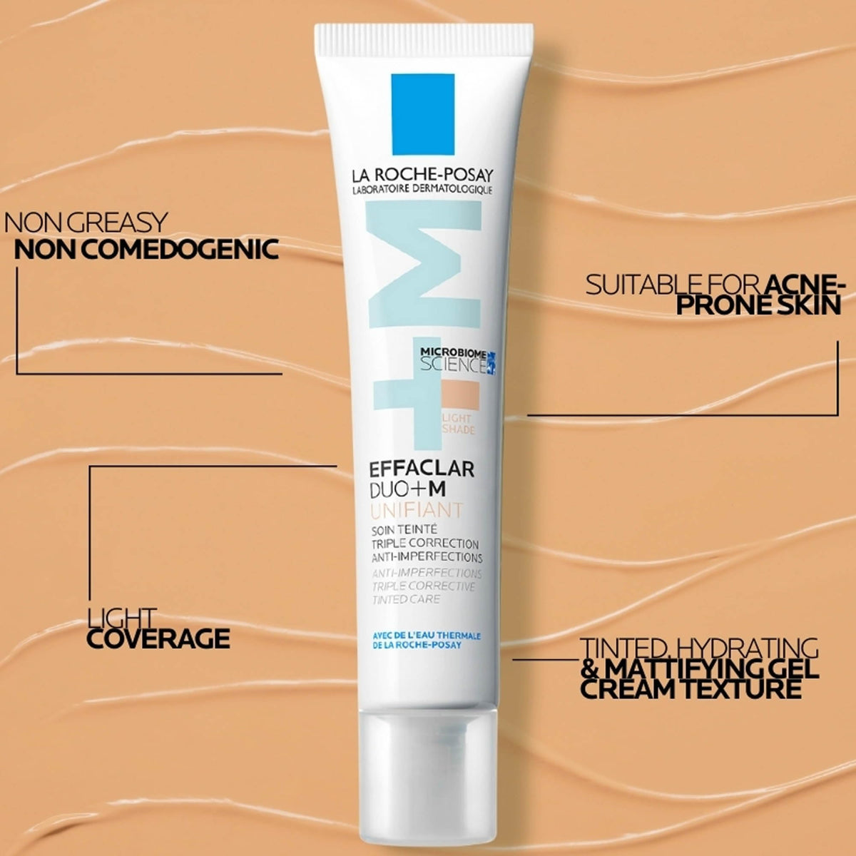 La Roche-Posay Effaclar Duo+M, Anti-Breakout Corrective Gel, 40ml