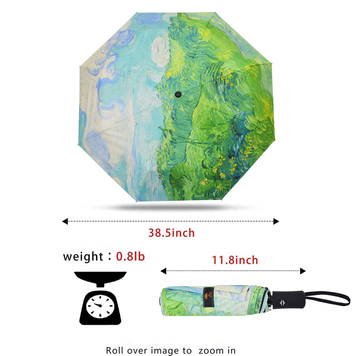 SY COMPACT Travel Umbrella Windproof Automatic Unbreakable UV Protection