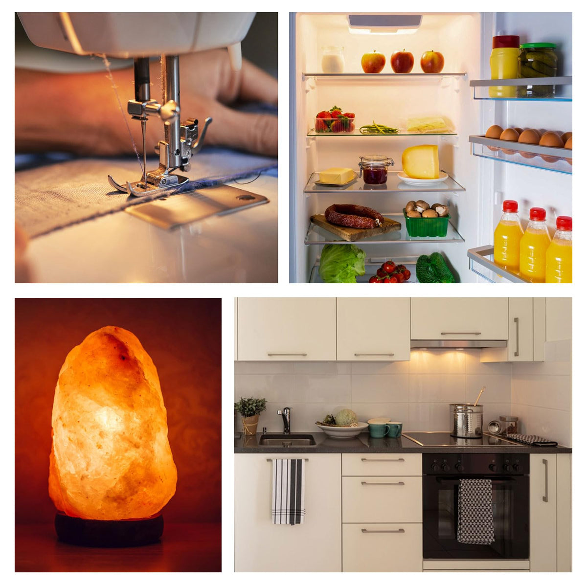 Caldarax 0.5W E14 LED Vintage Night Light Bulb, Mini C7 LED Filament Candle Bulbs Amber Warm White 2200K E14 Orange SES Small Edison Screw Salt Lamp Bulbs, 5W Equivalent, Non Dimmable, 2 Pack