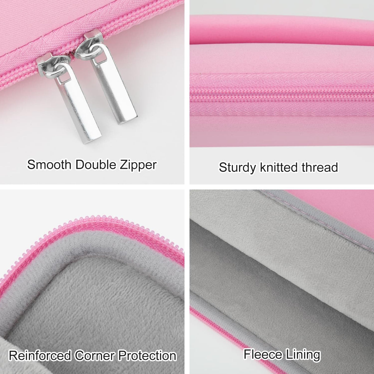Laptop Case Compatible with 15 to 16 Inch MacBook HP Acer Asus Notebook with Zip Accessory Bag Padded Laptop Sleeve Case Protective for 15 to 16 Inch Laptop