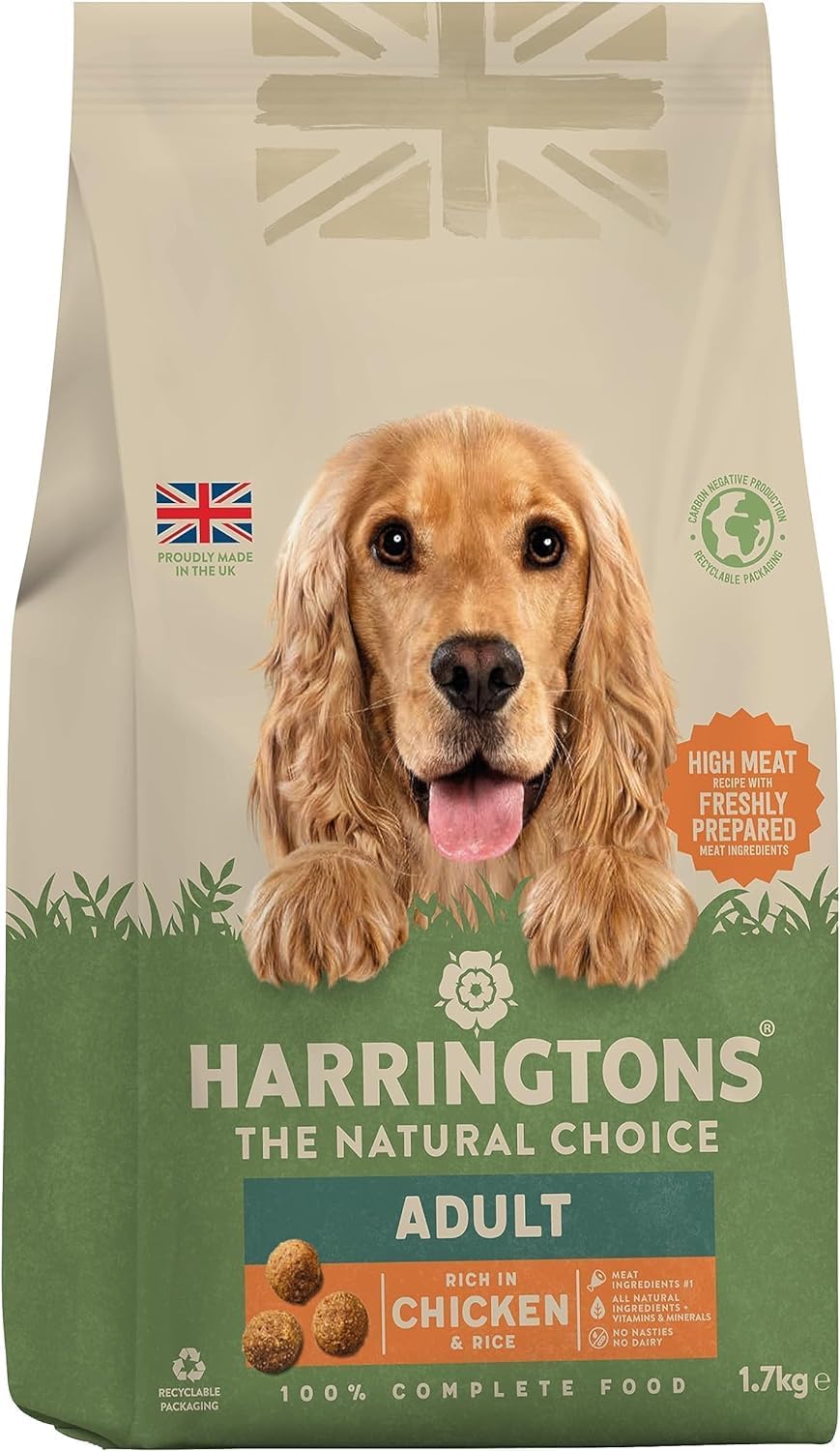 Harringtons Complete Dry Adult Dog Food Turkey & Veg 15kg