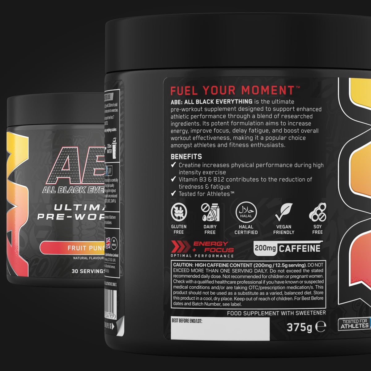 Applied Nutrition ABE Pre Workout Powder Tropical 375g