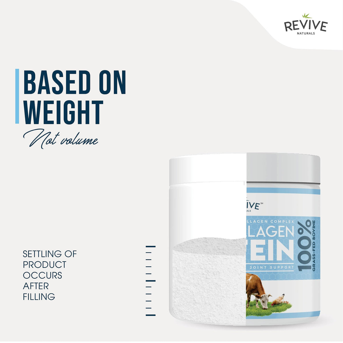 Multi Collagen Protein Powder 400g - Types I, II, III, V & X - Hydrolyzed Grass Fed Bovine, Wild Caught Fish, & Free-Range Chicken & Eggshell Collagen by Revive Naturals