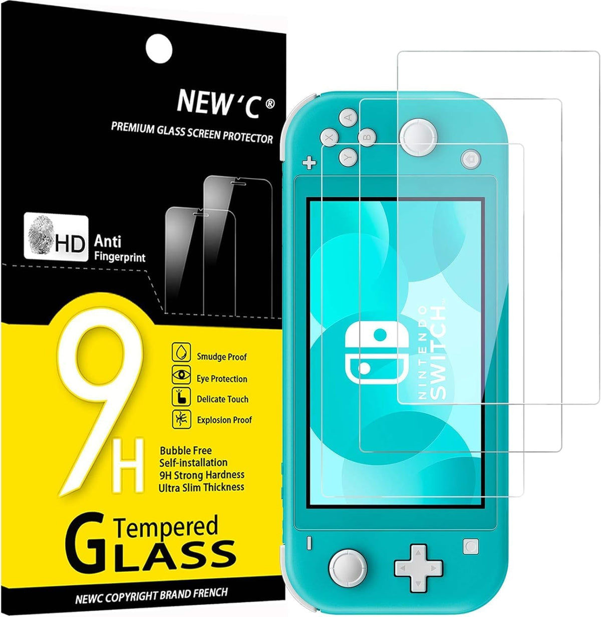 NEW'C for Nintendo Switch 2 Screen Protector Tempered Glass Bubble Free