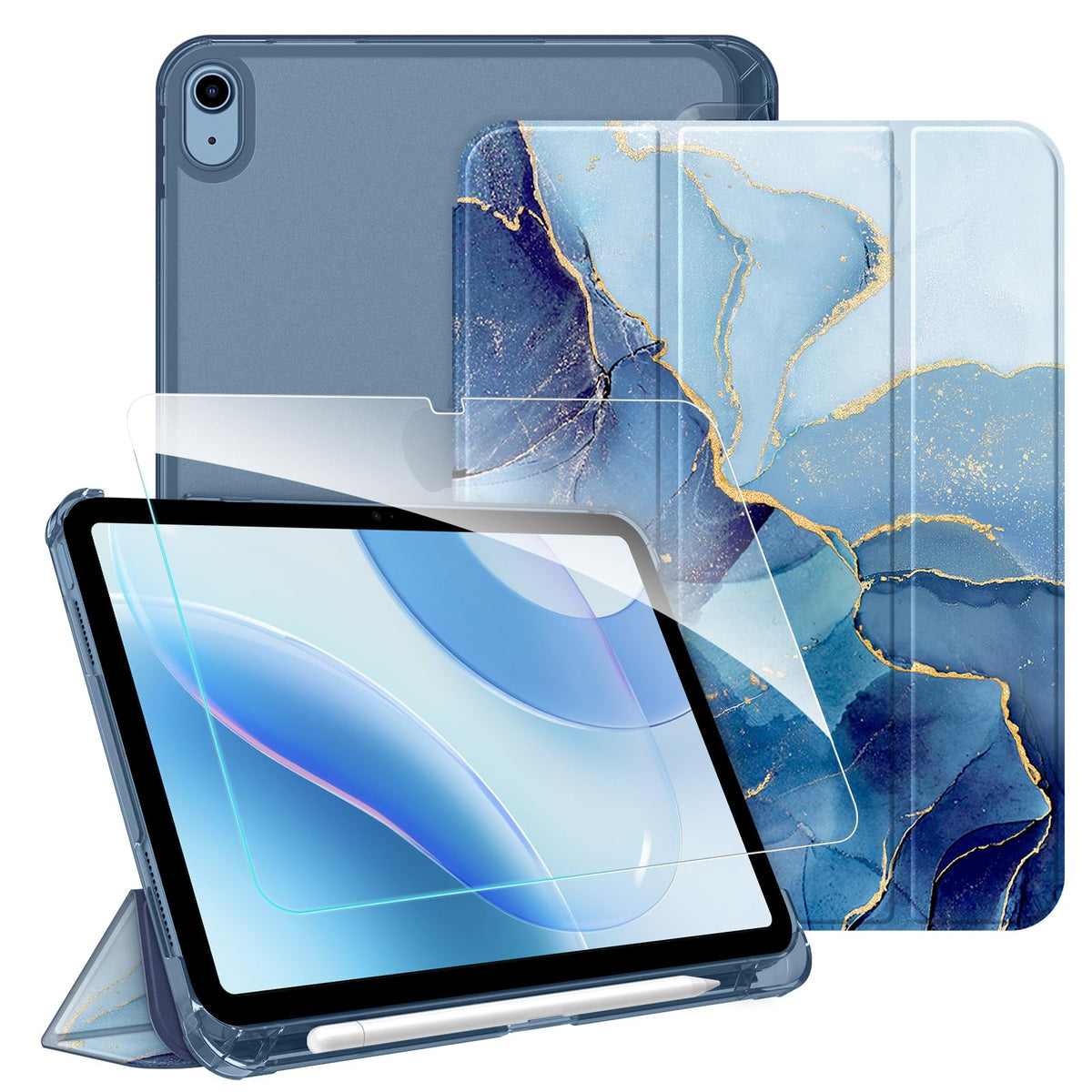 FINTIE Case & Screen Protector Set for iPad A16 11th/10th Gen 11/10.9 Inch