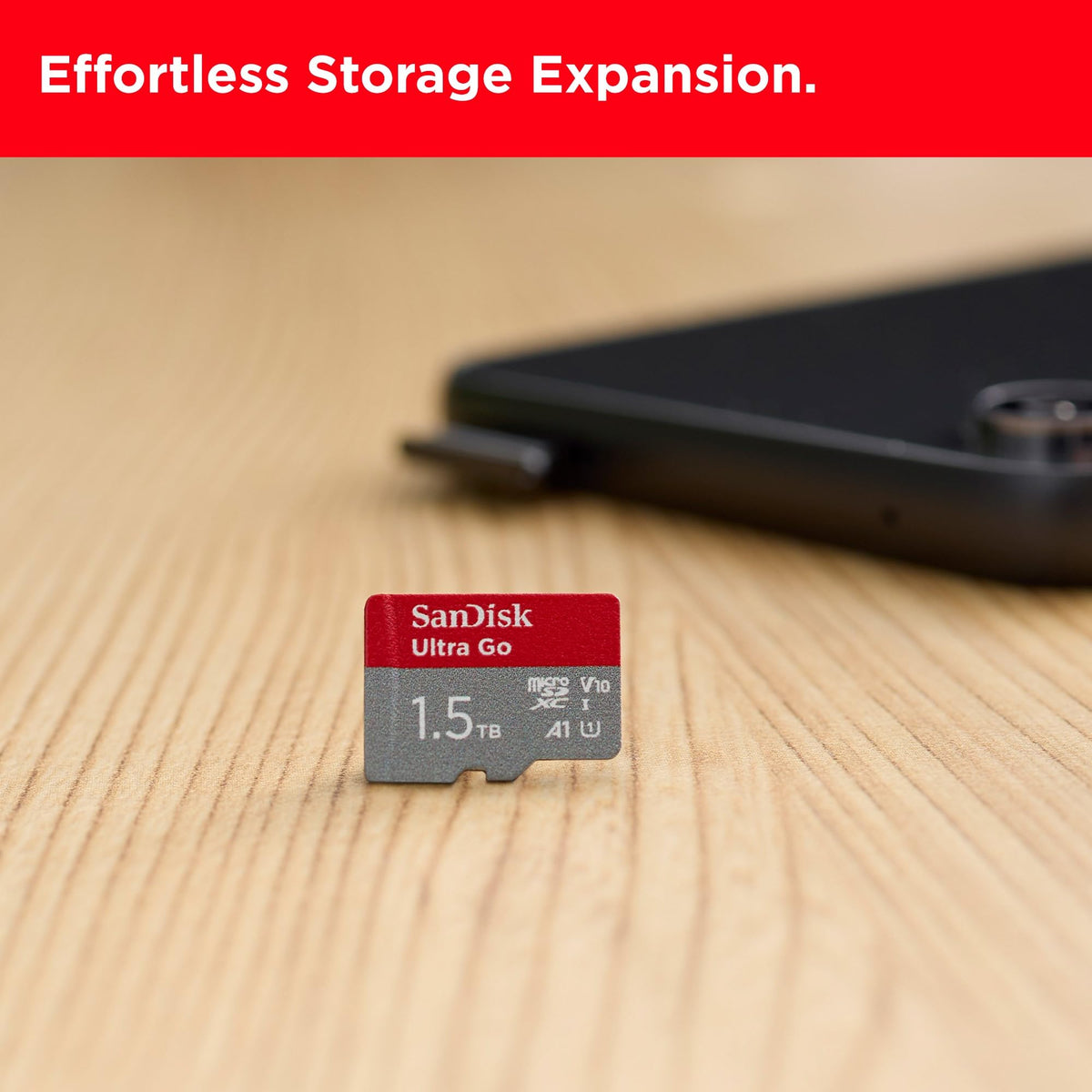 SANDISK Ultra micro SD Card + Adapter 256GB, Up to 150MB/s Read Speeds